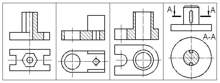 Какие основные виды на чертеже
